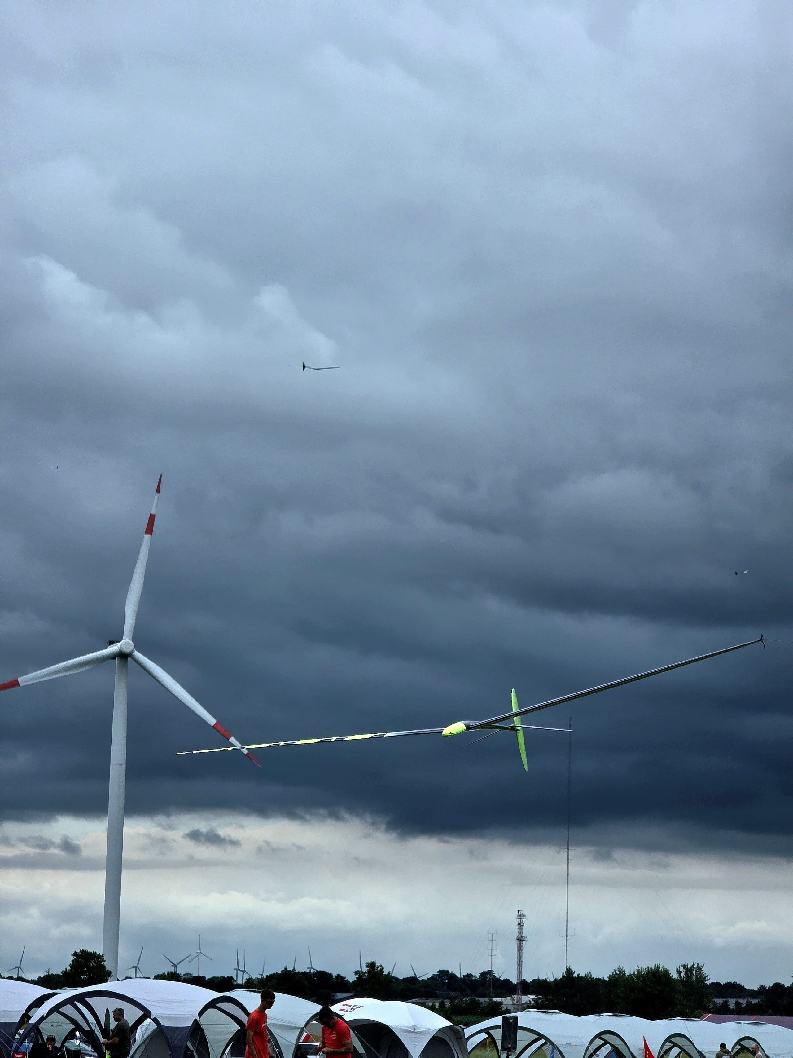 D1S DLG glider in flight