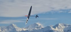 D1S DLG glider in flight